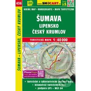 Šumava, Lipensko, Český Krumlov 1:40 000 - SHOCart