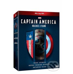 Captain America 3D trilogie 1.-3. Blu-ray3D