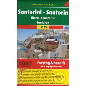 Santorin, Autokarte 1:40000 - freytag&berndt