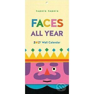 Faces All Year 2017 Wall Calendar - Chronicle Books