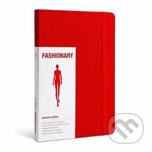 Fashionary Womens Sketchbook - Red - Fashionary
