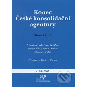 Konec České konsolidační agentury - kolektív