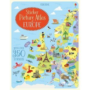 Sticker picture atlas of Europe - Jonathan Melmoth