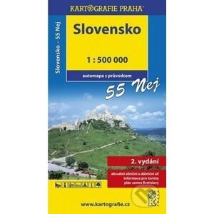 Slovensko 55 Nej 1:500 000 - Kartografie Praha