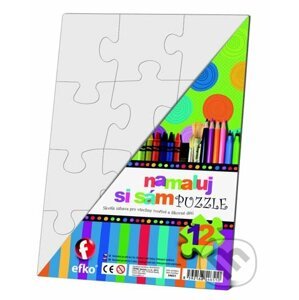 Namaluj si sám puzzle obdĺžnik - EFKO karton s.r.o.