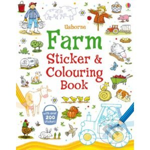 Farm Sticker and Colouring Book - Jessica Greenwell, Sam Taplin, Cecilia Johansson (ilustrácie)