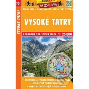Vysoké Tatry 1:25 000 - SHOCart