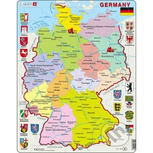 Nemecko - politická mapa 2 - Larsen