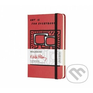 Moleskine - Keith Haring červený zápisník - Moleskine