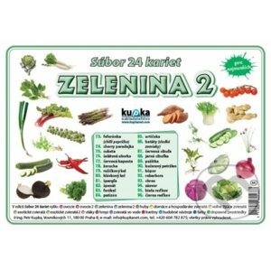 Súbor 24 kariet - Zelenina 2 - Petr Kupka