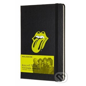 Moleskine - Rolling Stones zápisník Black - Moleskine