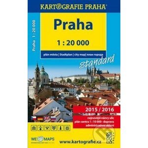Praha - 1:20 000 plán města standard - Kartografie Praha