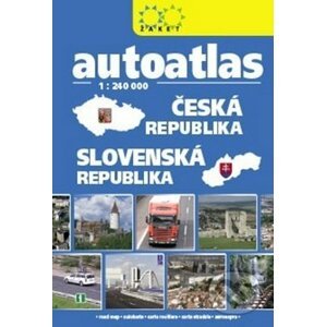 Autoatlas Česká republika Slovenská republika 1:240 000 - Žaket