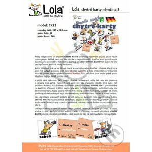 Chytré karty: Němčina - Slovíčka 2 - Chytrá Lola