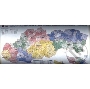 Slovensko - administratívna mapa 1:460 000 - SHOCart