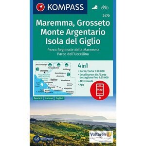 Maremma, Grosseto, Monte Argentario, Isola del Giglio - Kompass