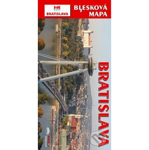 Bratislava - Blesková mapa 1:15 000 - Mapa Slovakia