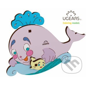 Veľryba s mláďatkom - UGEARS