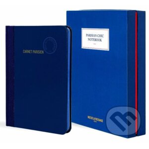 Parisian Chic Notebook (Blue, large) - Ines de la Fressange