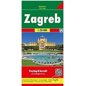 Zagreb 1:20 000 - freytag&berndt
