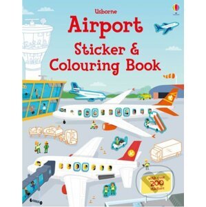 Airport Sticker and Colouring Book - Simon Tudhope, Wesley Robins (ilustrácie)