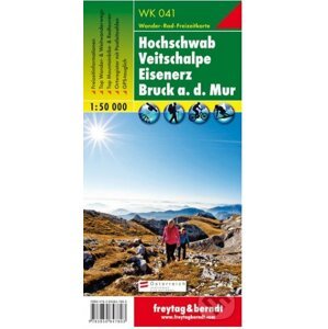 Hochschwab – Veitschalpe – Eisenerz – Bruck an der Mur, Wanderkarte 1:50 000 - freytag&berndt