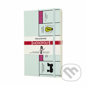Moleskine - zápisník Monopoly Board bledomodrý - Moleskine