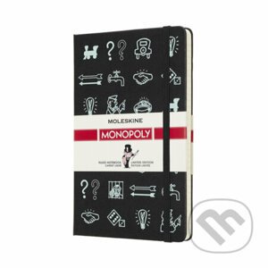 Moleskine - Monopoly zápisník Icons čierny - Moleskine