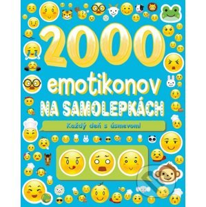 2000 emotikonov na samolepkách - Egmont SK