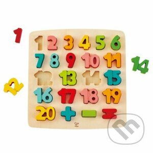 Vkladacie puzzle Čísla pastelové - In Harmony