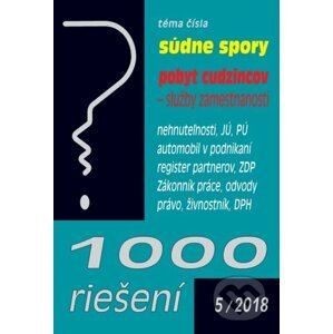 1000 riešení 5/2018 - Poradca s.r.o.