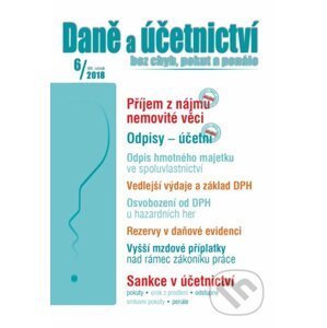 Daně a účetnictví 6/2018 - Poradce s.r.o.