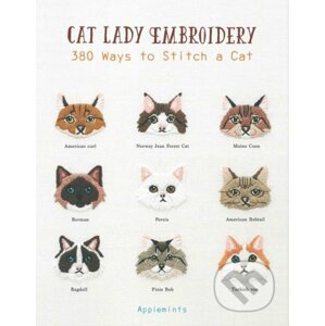 Cat Lady Embroidery - Quarry
