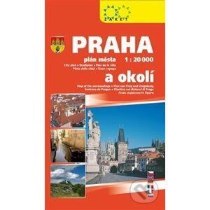 Praha plán města a okolí 2018 - Žaket