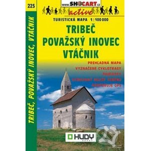 Tribeč, Považský Inovec, Vtáčnik 1:100 000 - SHOCart