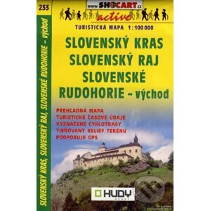 Slovenský kras, Slovenský raj, Slovenské rudohorie - východ 1:100 000 - SHOCart