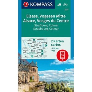 Elsass, Vogesen Mitte / Alsace, Vosges du Centre - Kompass