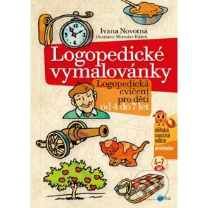 Logopedické vymalovánky - Ivana Novotná, Miroslav Růžek (ilustrácie)