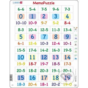 MemoPuzzle: Odčítanie Pexeso puzzle GP8 - Larsen