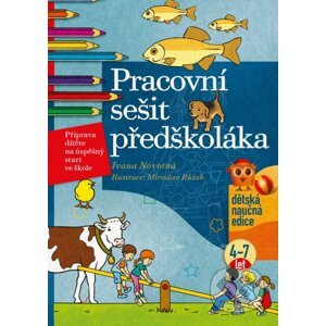 Pracovní sešit předškoláka - Ivana Novotná, Miroslav Růžek (ilustrátor)