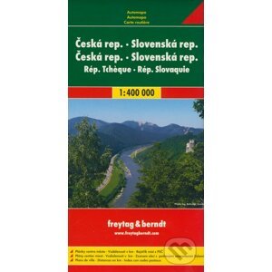 Česká republika-Slovenská republika 1:400 000 - freytag&berndt