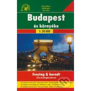 Budapešť 1:20 000 - freytag&berndt