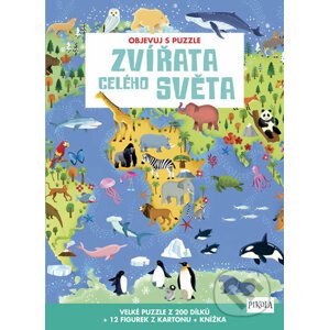 Objevuj s puzzle: Zvířata celého světa - Pikola