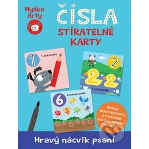 Myška Arty: Čísla - stíratelné karty - Svojtka&Co.