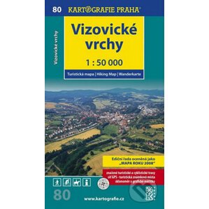 Vizovické vrchy 1:50 000 - Kartografie Praha