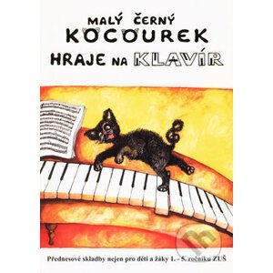 Malý černý kocourek hraje na klavír - Richard Mlynář