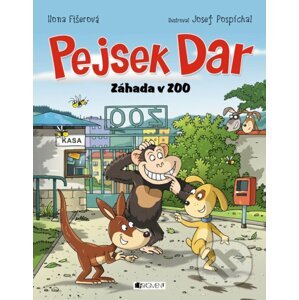 E-kniha Pejsek Dar: Záhada v ZOO - Ilona Fišerová, Josef Pospíchal (ilustrácie)