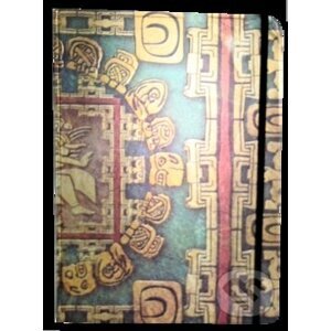 Zápisník s gumičkou A4 210x290 mm mayské ornamenty - Eden Books