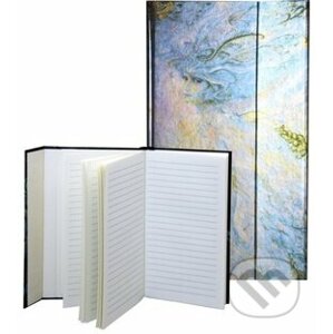 Zápisník s magnetickou klopou 100x180 mm abstraktní obloha C - Eden Books