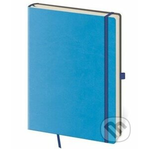 Zápisník Flexies L tečkovaný modrý - Helma